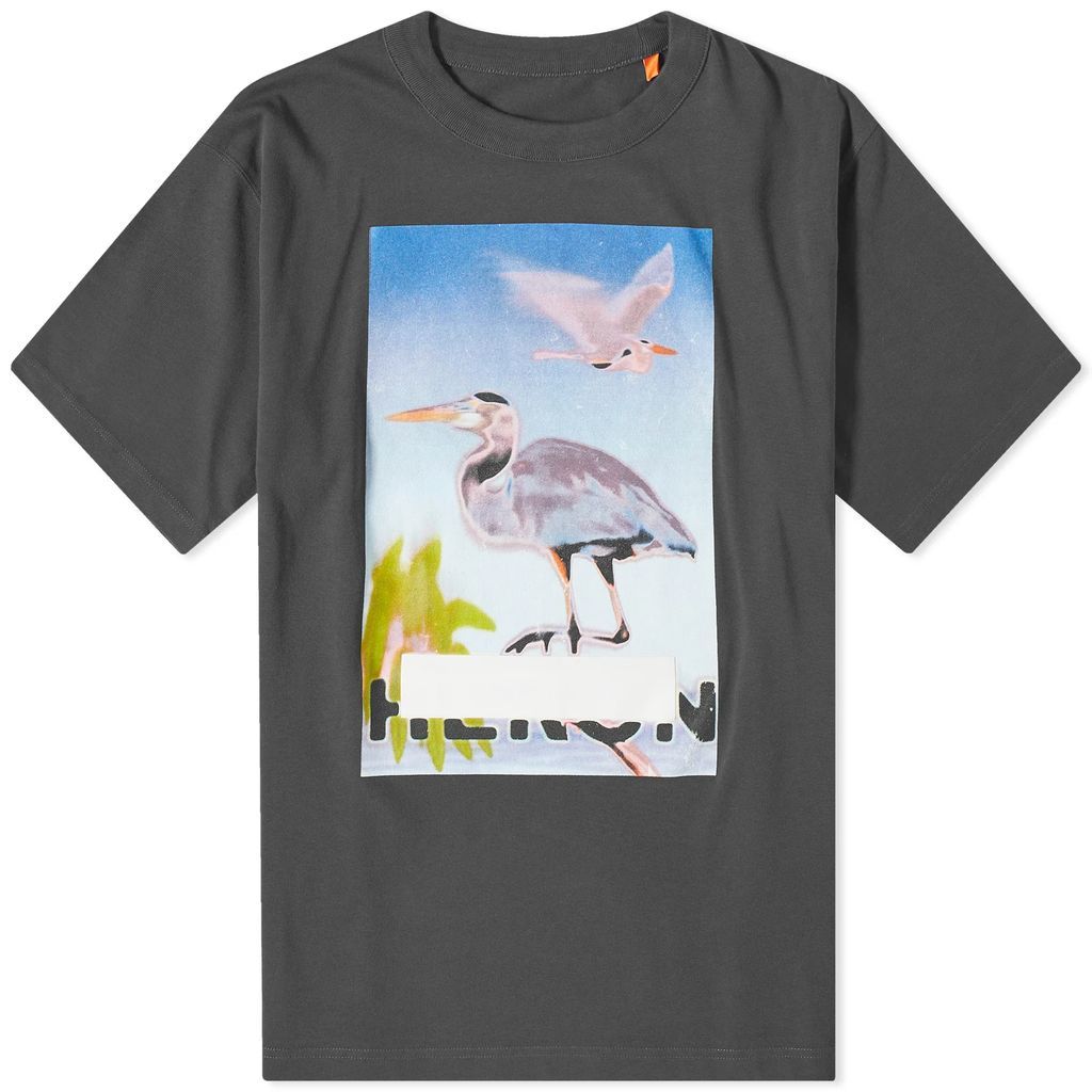 Men's Censored Heron T-Shirt Black