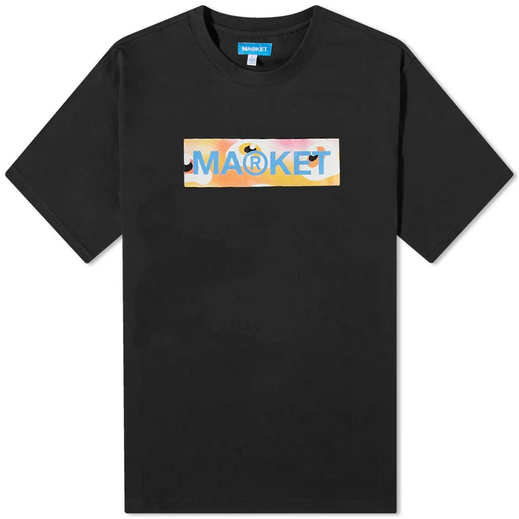 Men's MARKET Men's Bar Logo T-Shirt Black