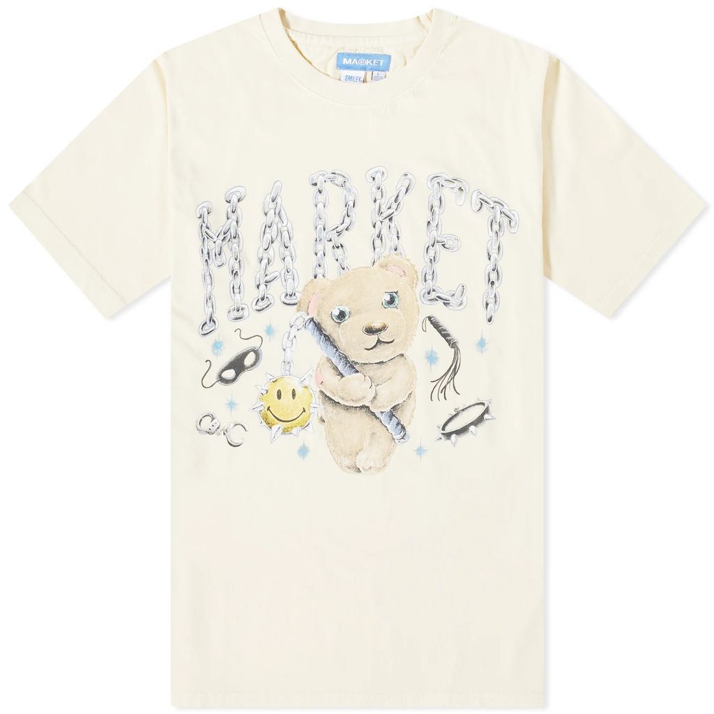 Men's Soft Core Bear T-Shirt Ecru