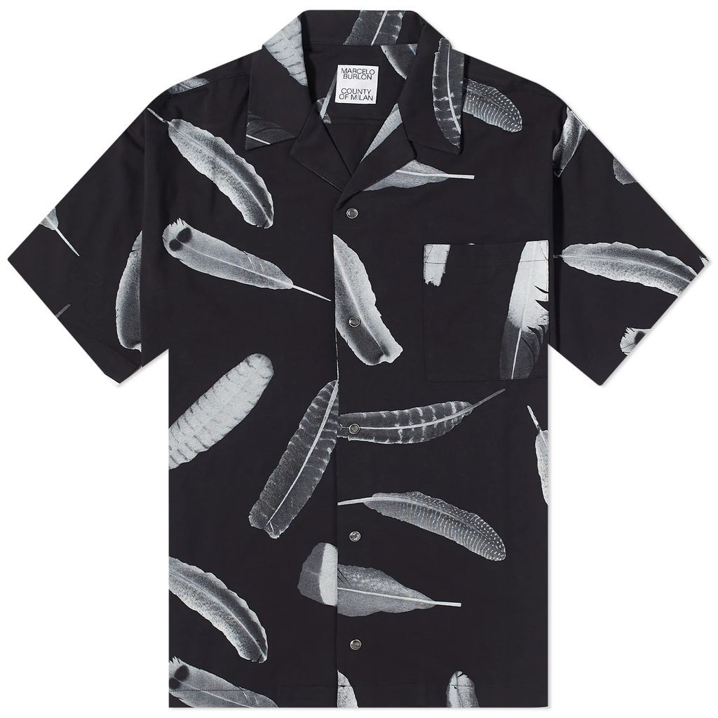 Men's Wind Feathers Shirt Black