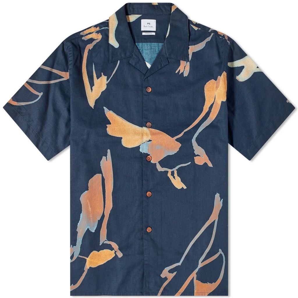 Men's Bird Vacation Shirt Blue