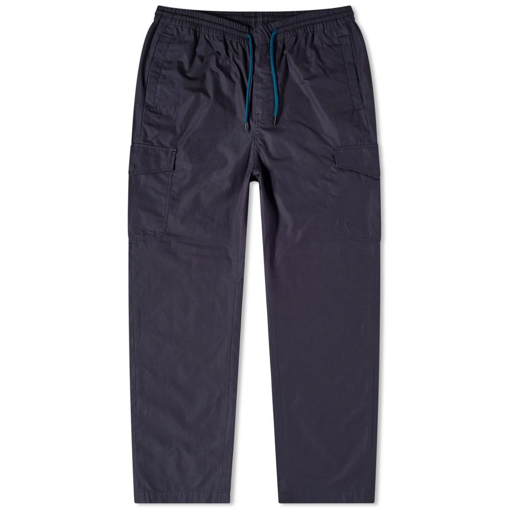 Men's Drawstring Cargo Pants Blue