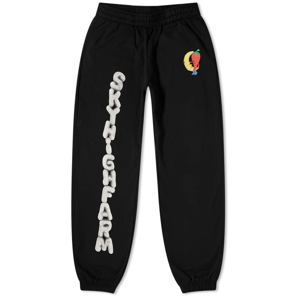 Men's Shana Print Sweat Pants Black