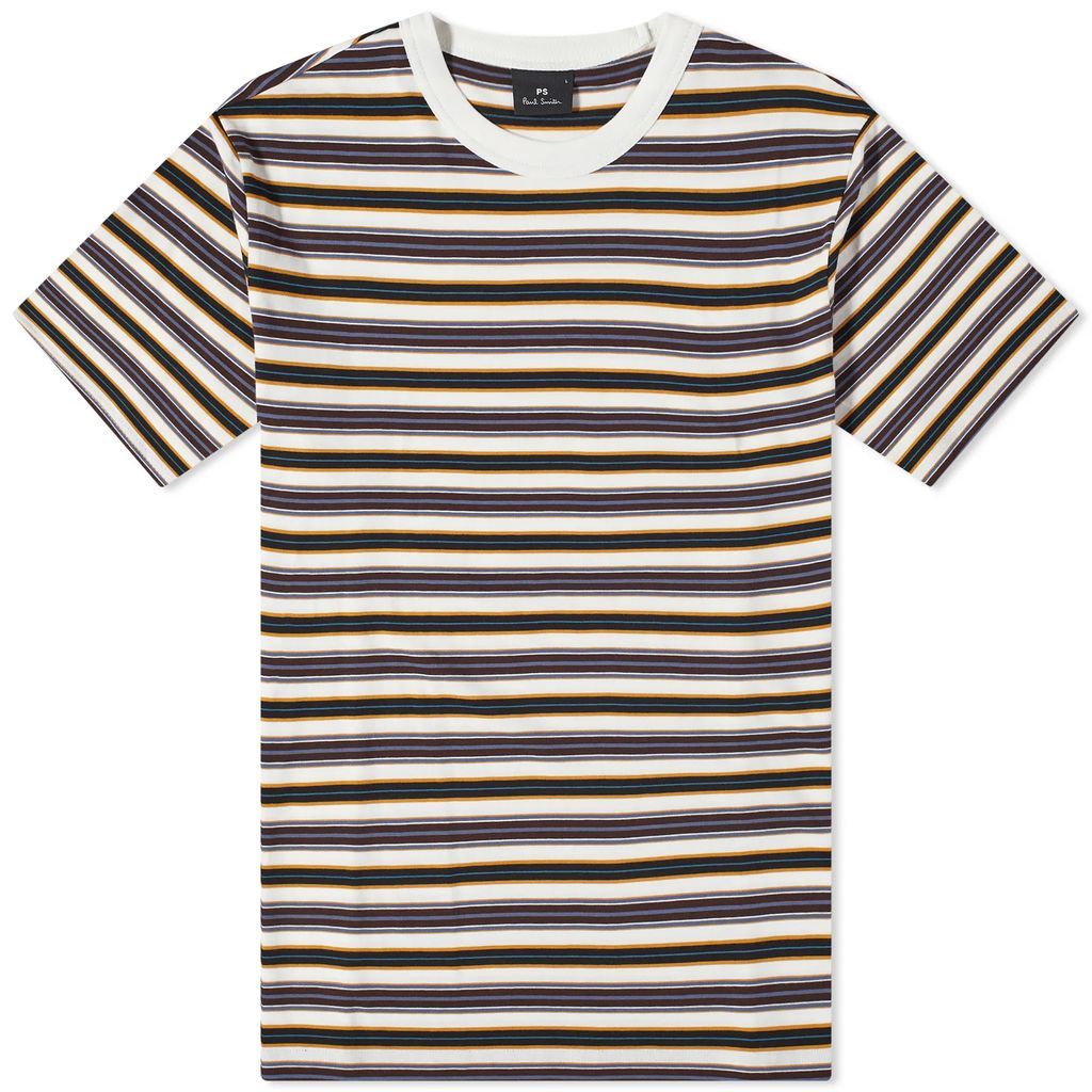Men's Stripe T-Shirt White