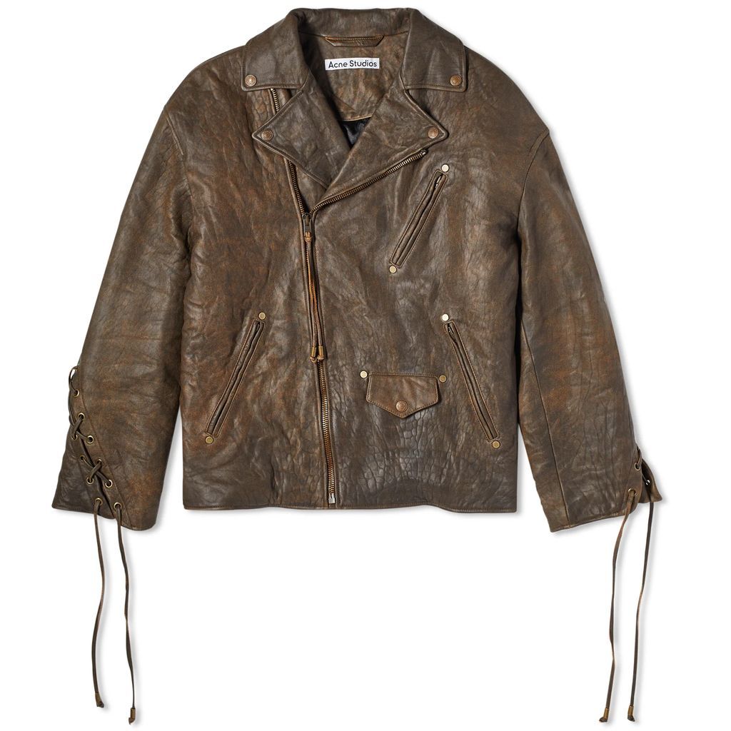 Men's Likero Vintage Leather Jacket Brown