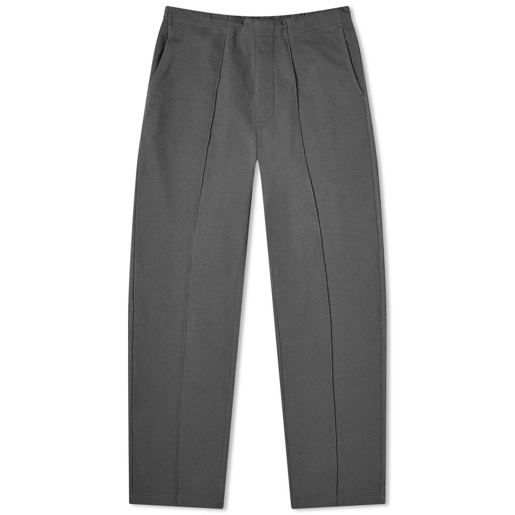 Men's Textured Band Pant Solid Grey