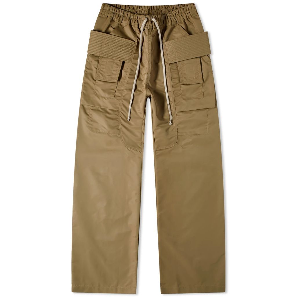 Men's Cargo Drawstring Pants Pale Green