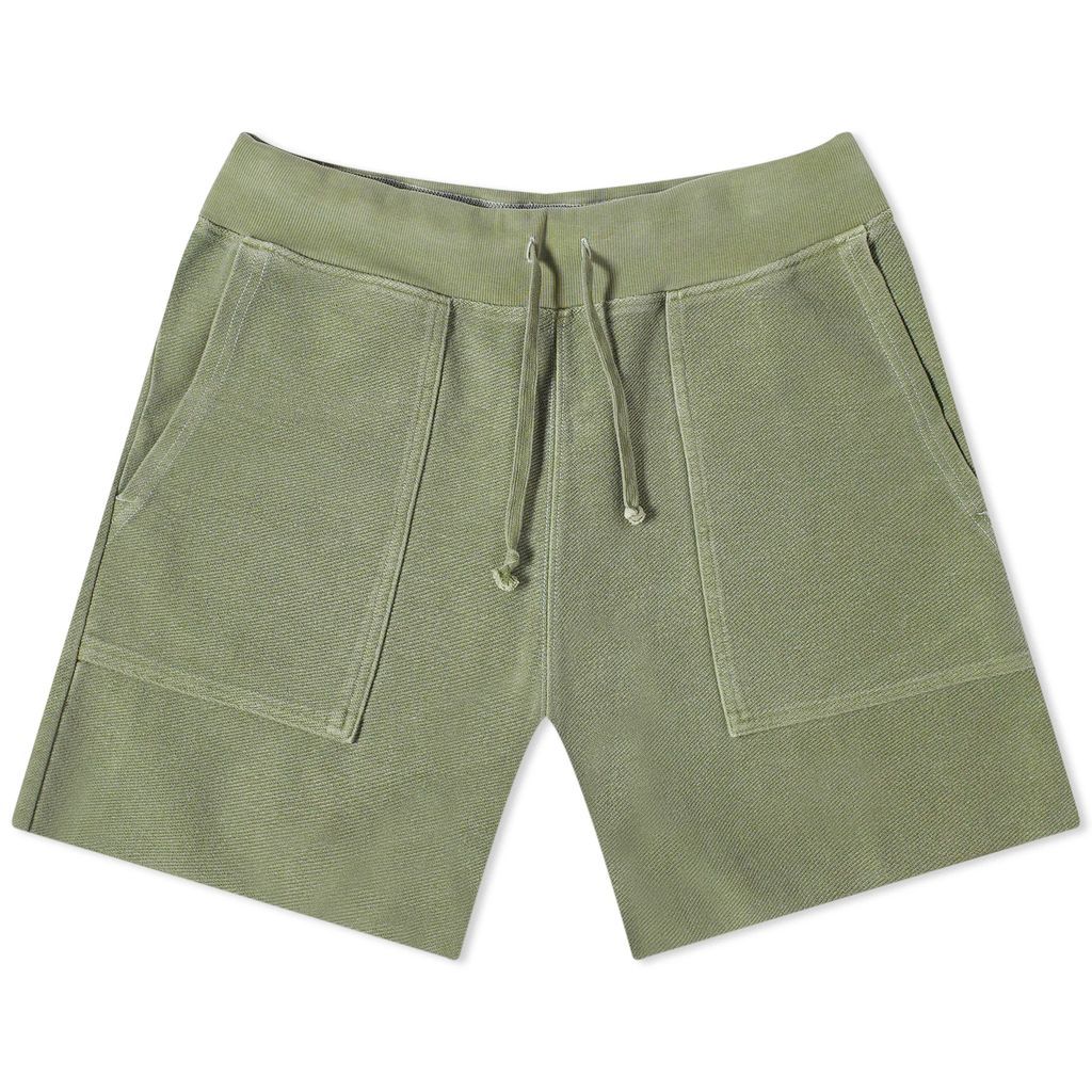 Men's Twill Terry Utility Sweat Shorts Olive