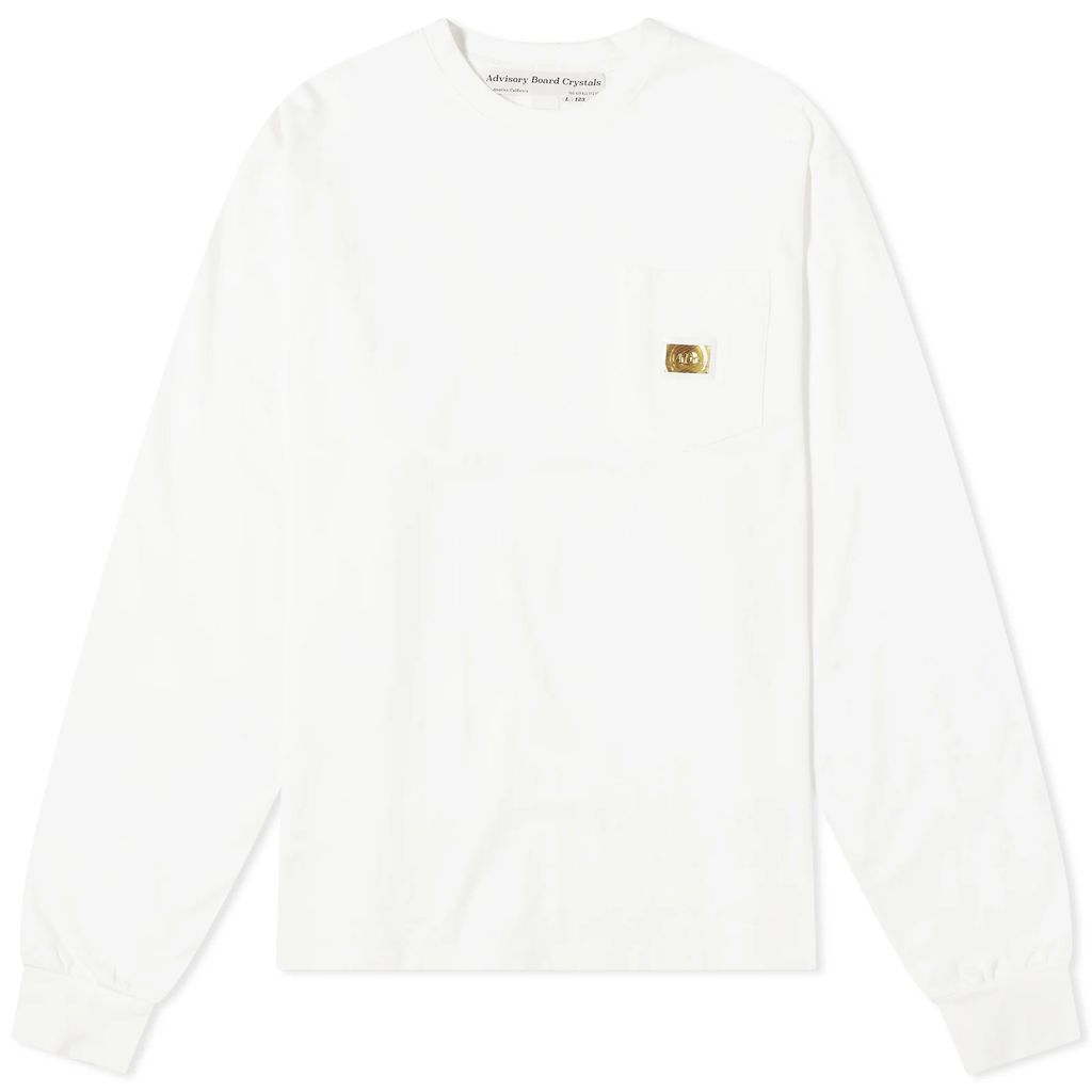 Men's 123 Long Sleeve T-Shirt White