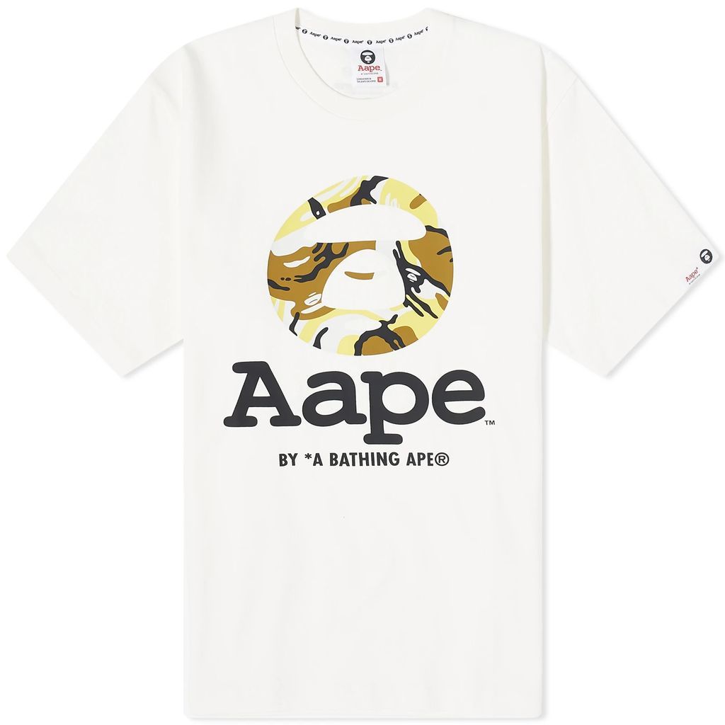 AAPE OG Moonface New Yem Camo T-Shirt Ivory