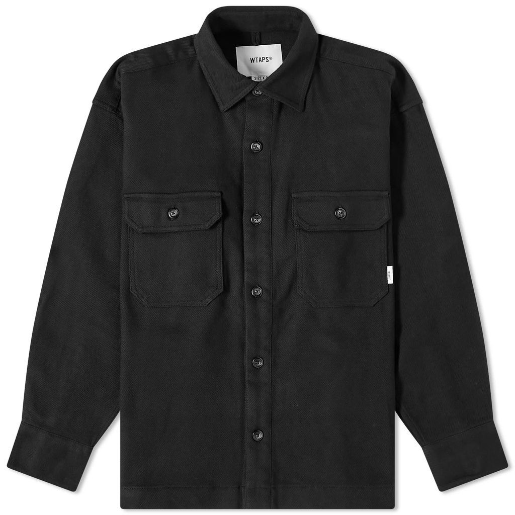 Men's 11 Cotton Overshirt Black