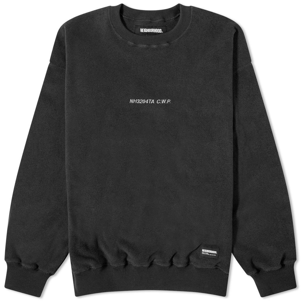 Men's Fleece Crew Sweater Black