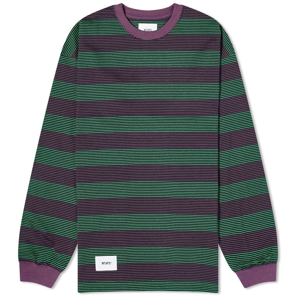 Men's Long Sleeve 15 Stripe T-Shirt Green