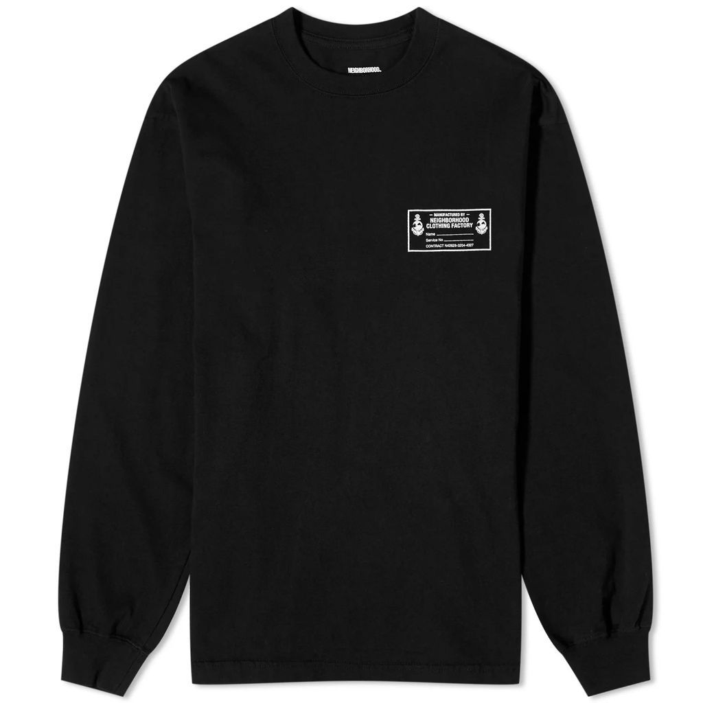 Men's Long Sleeve LS-6 T-Shirt Black
