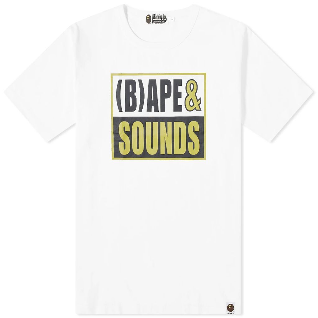 Men's (B)Ape Sounds Logo T-Shirt White
