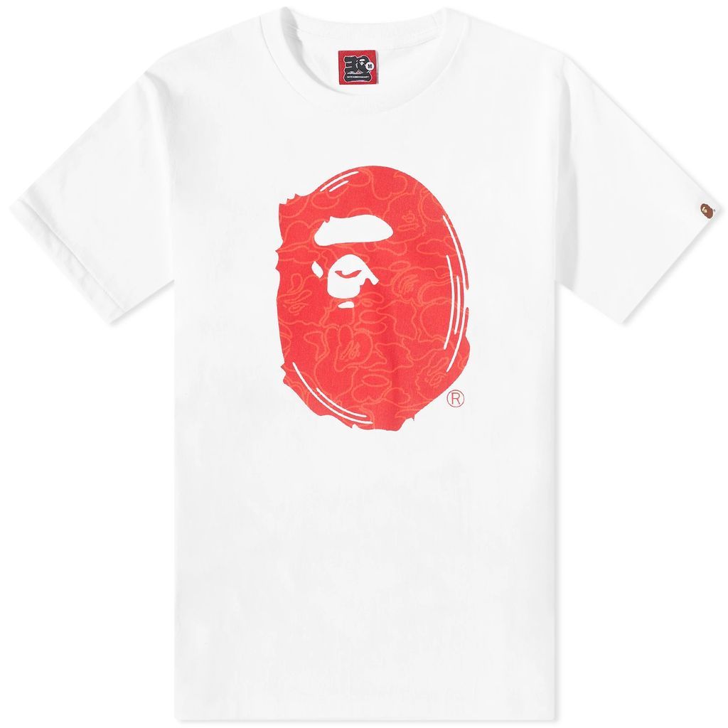 Men's 30th Anniversary T-Shirt 1 White/Red