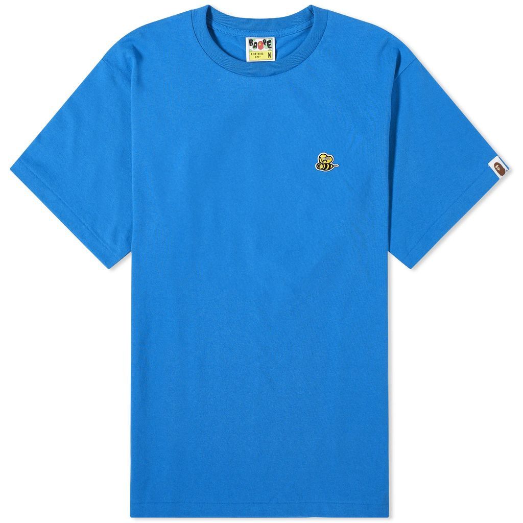 Men's Bape Bee One Point T-Shirt Blue