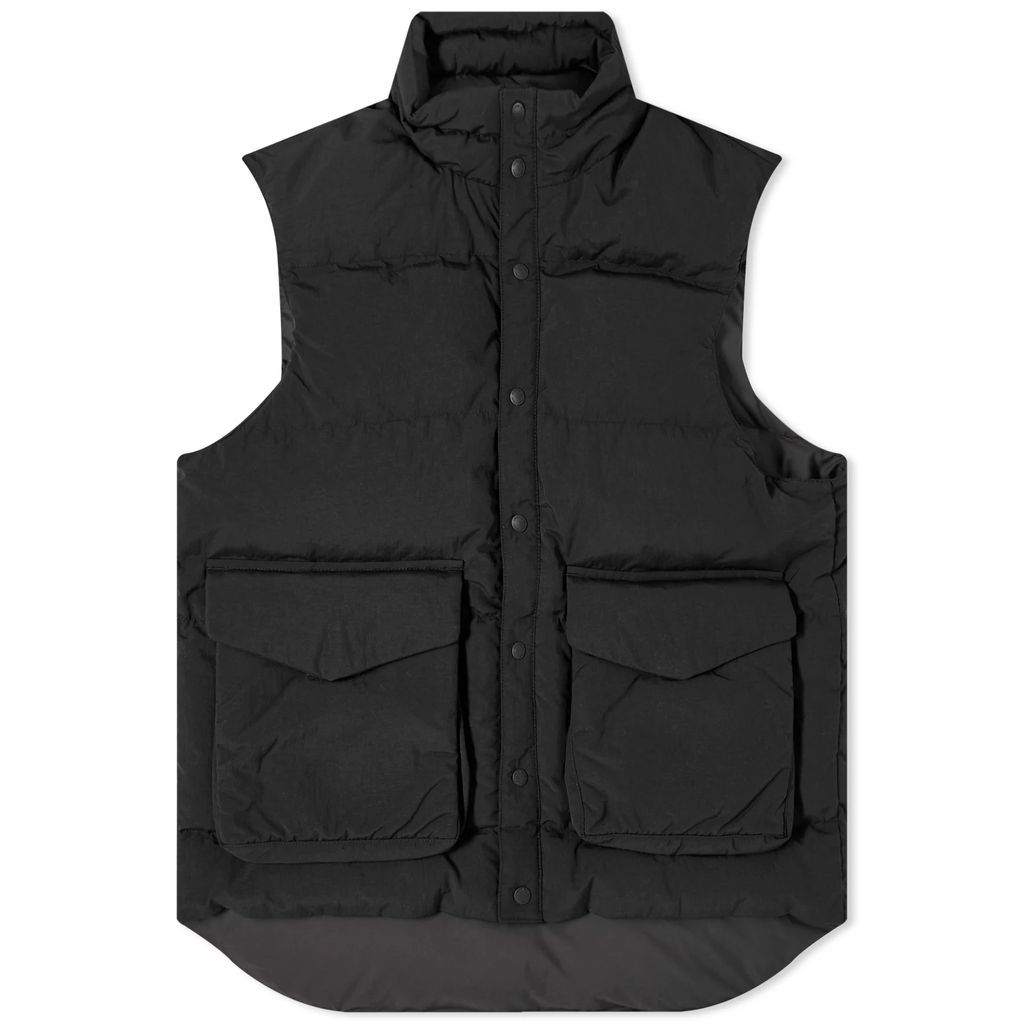 Men's Recycled Down Vest Black