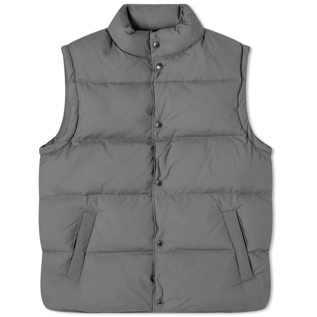 Men's Ripstop Down Vest Grey