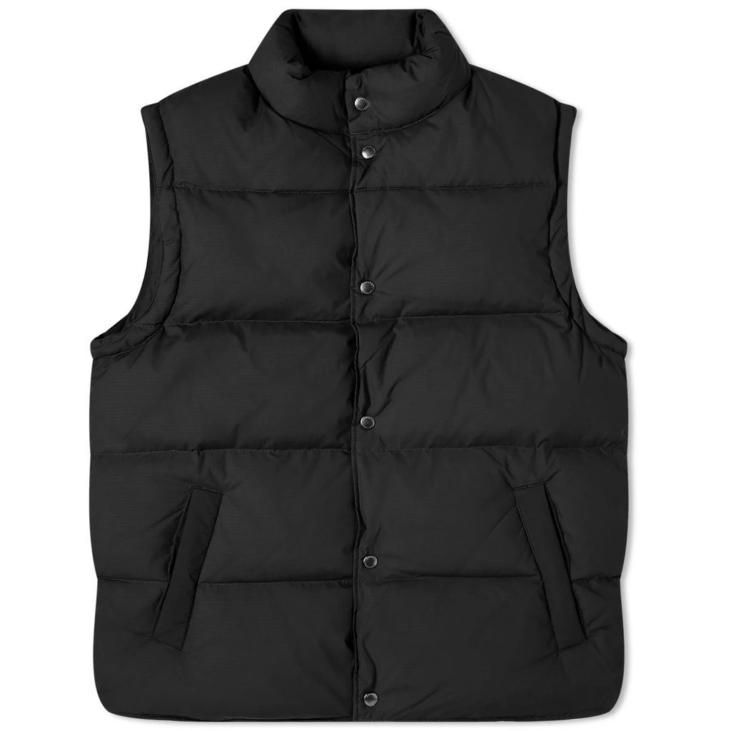 Men's Ripstop Down Vest Black