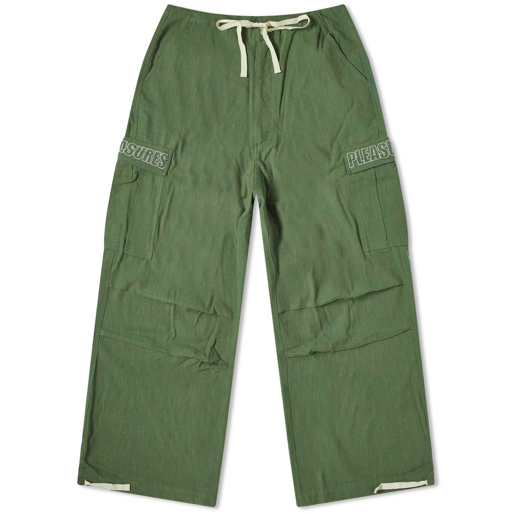 Men's Visitor Wide Fit Cargo Pants Green