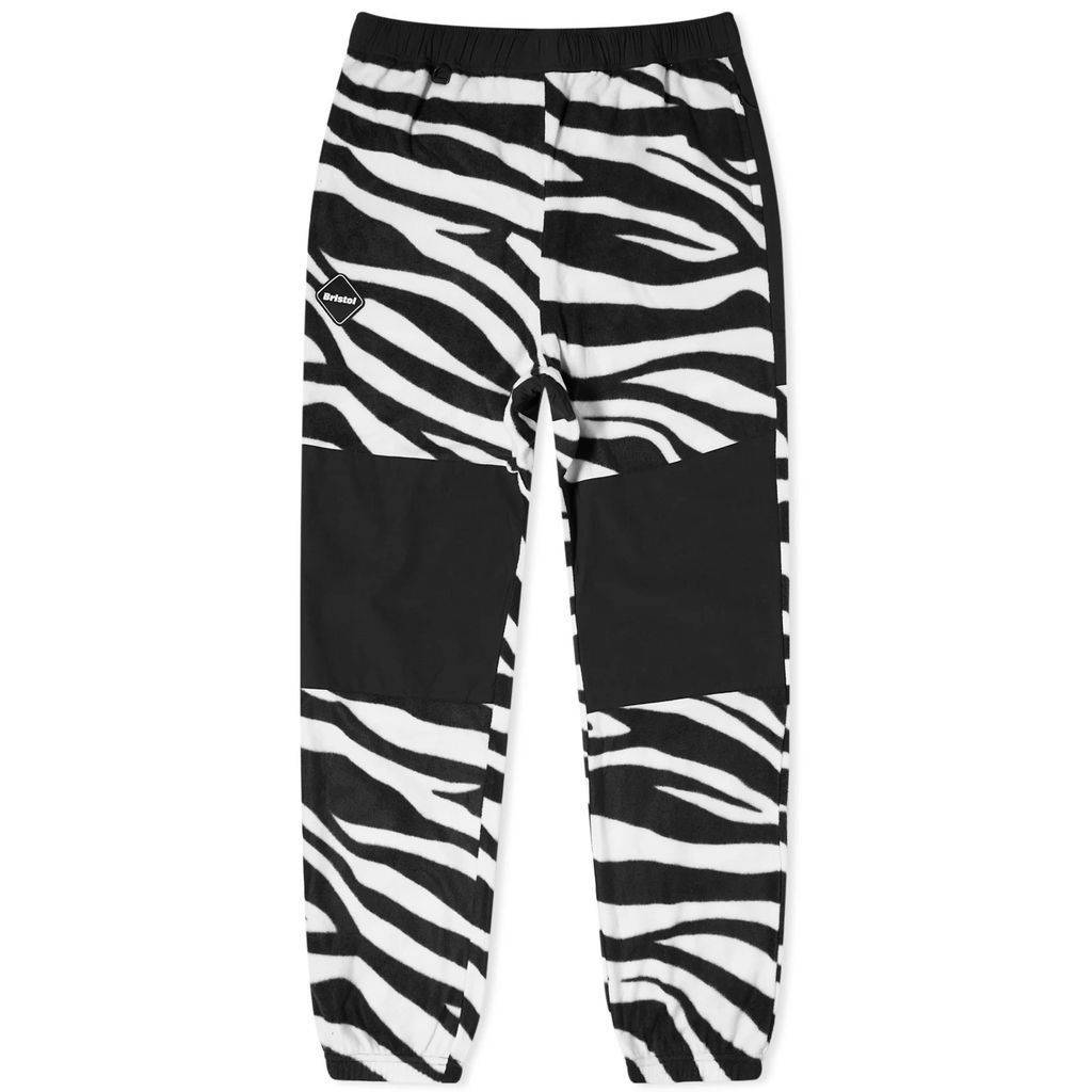 Men's Zebra Fleece Pants Black