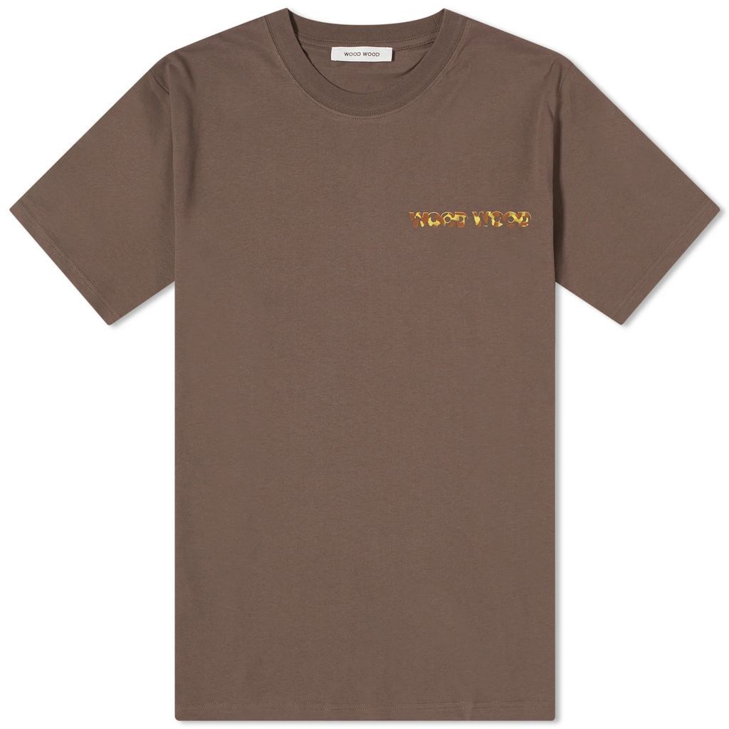 Men's Bobby Logo T-Shirt Dark Brown