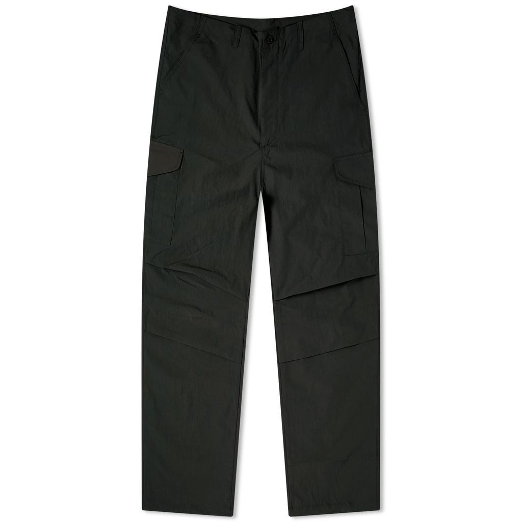 Men's Parachute Cargo Pants Black