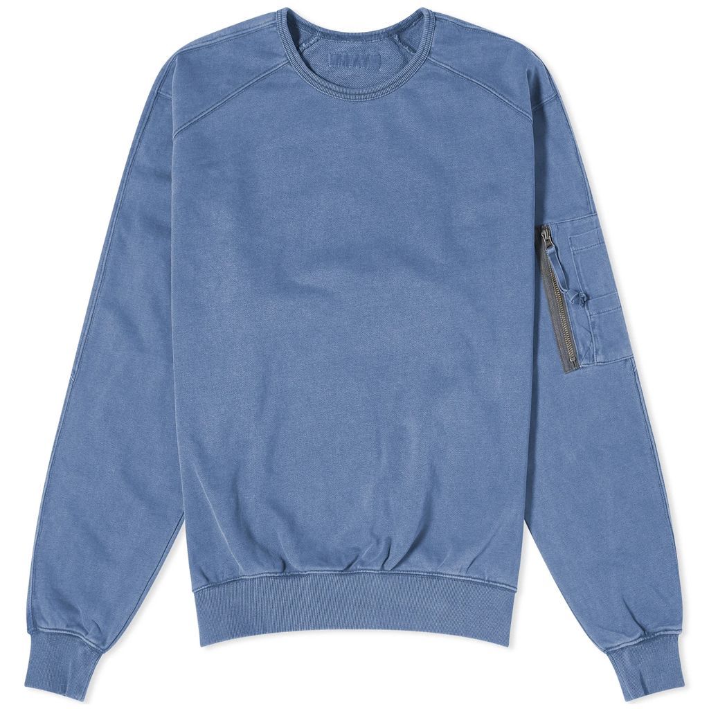 Men's Pigment Dyed MIL Sweatshirt Indigo