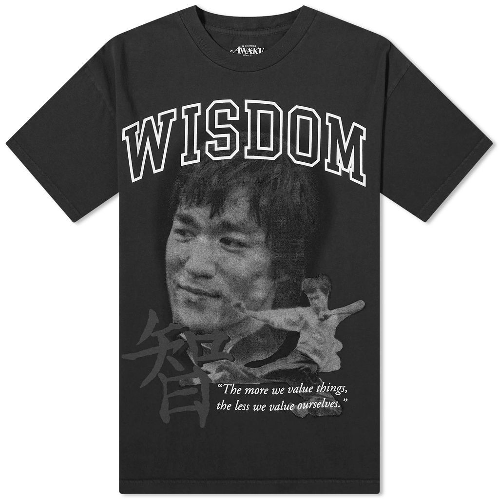 Men's Bruce Lee T-Shirt Washed Black