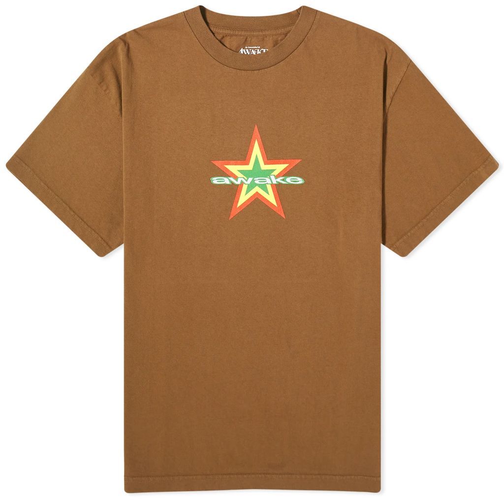 Men's Star Logo T-Shirt Chocolate