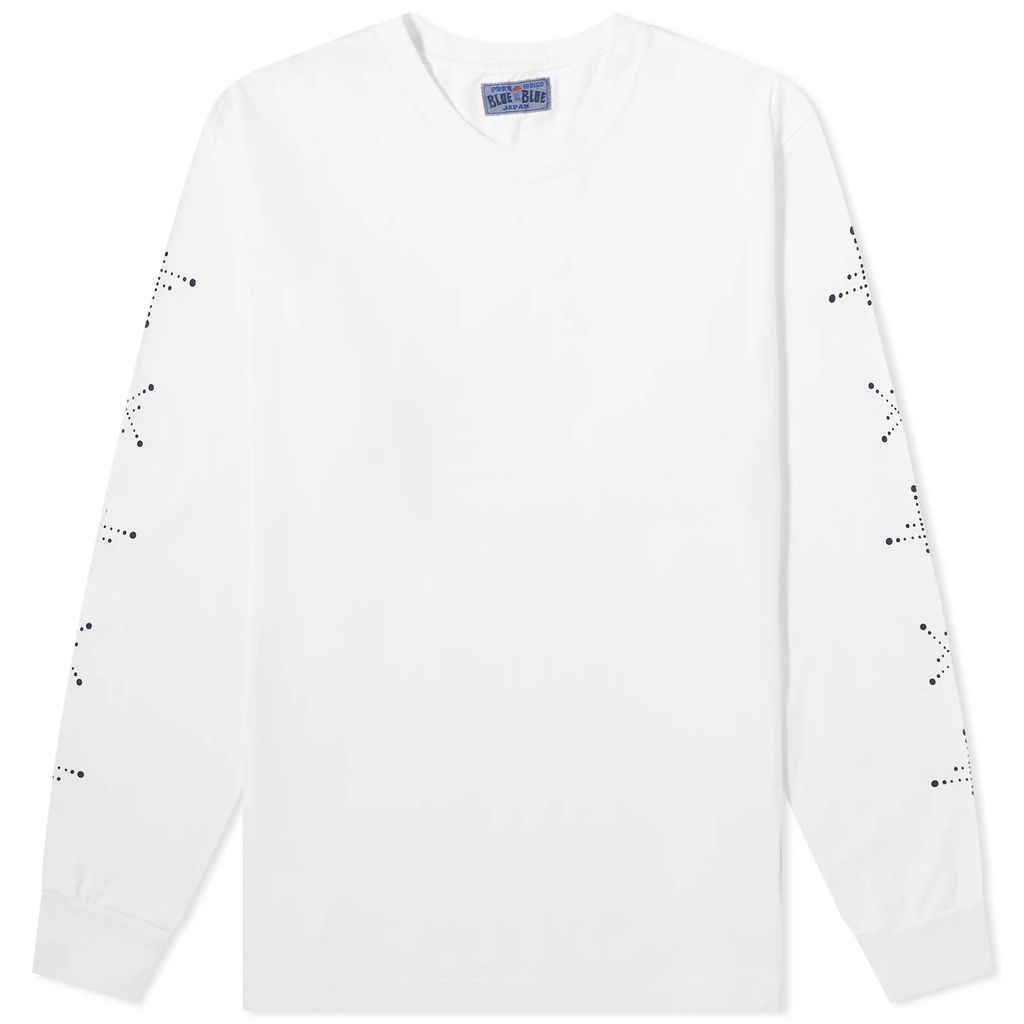 Men's Koborebi Printed Long Sleeve T-Shirt White