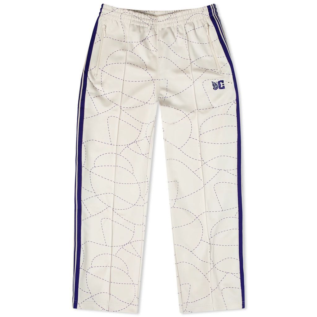 Men's DC Printed Poly Smooth Track Pant Ivory