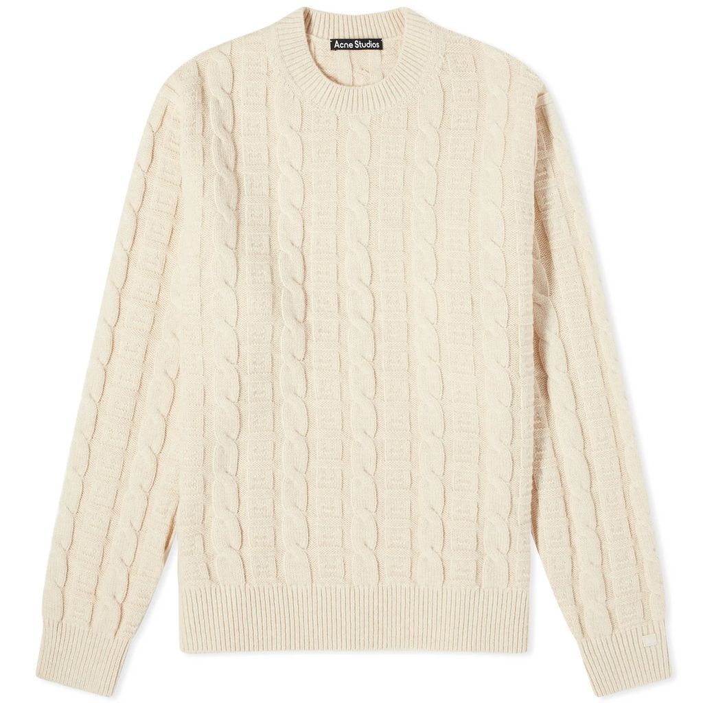 Kelvir Face Cable Jumper Oatmeal Melange