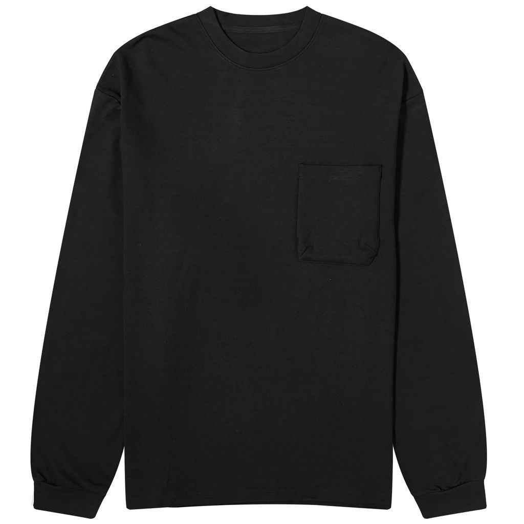 Men's Long Sleeve G_model-01 3D Pocket T-Shirt Black