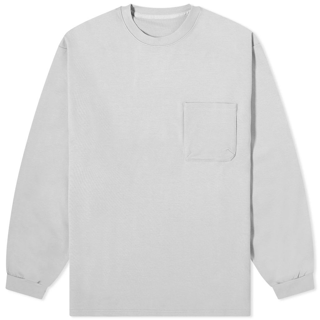 Men's Long Sleeve G_model-01 3D Pocket T-Shirt Light Grey