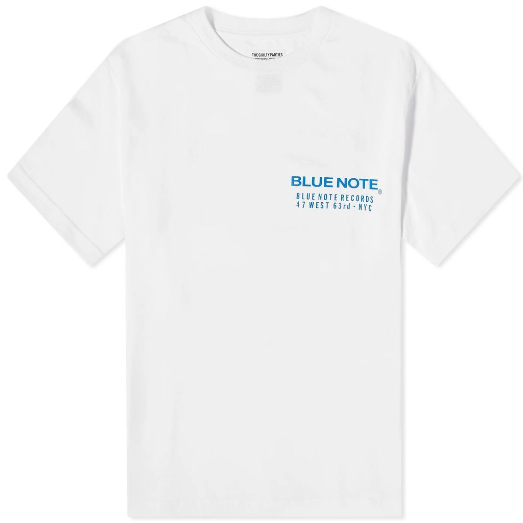 Men's Blue Note Type 1 T-Shirt White