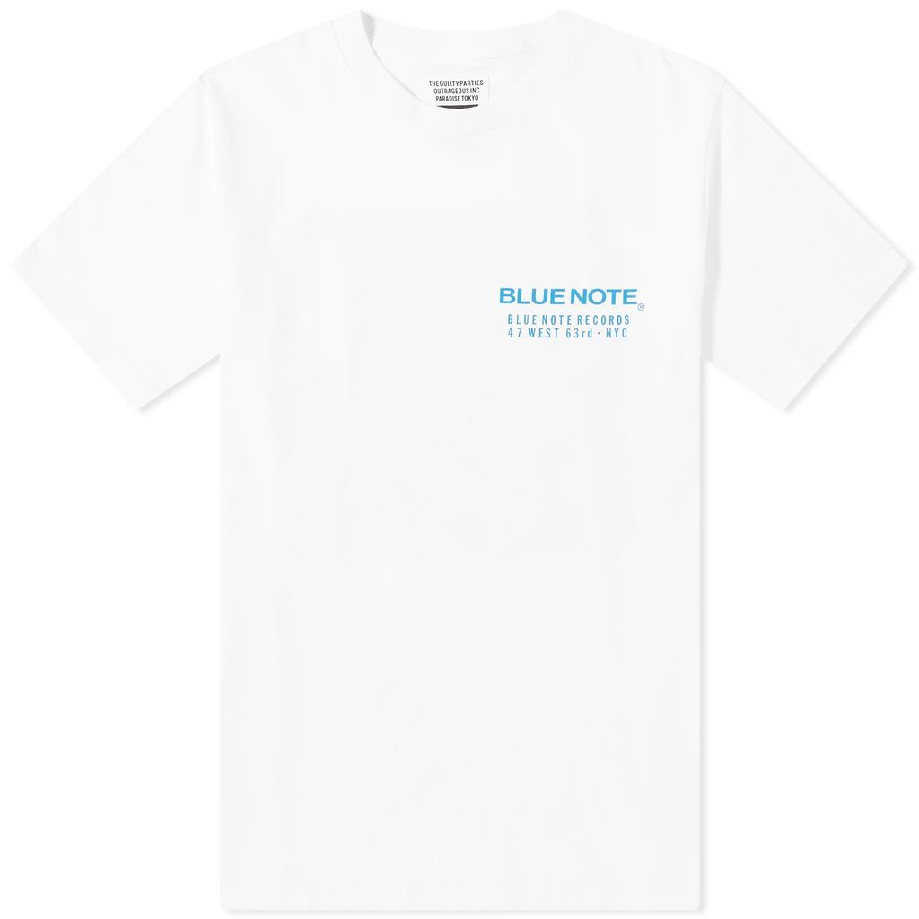 Men's Blue Note Type 2 T-Shirt White