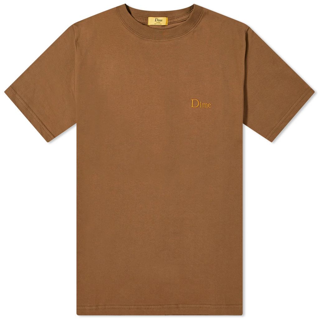 Men's Classic Small Logo T-Shirt Brown
