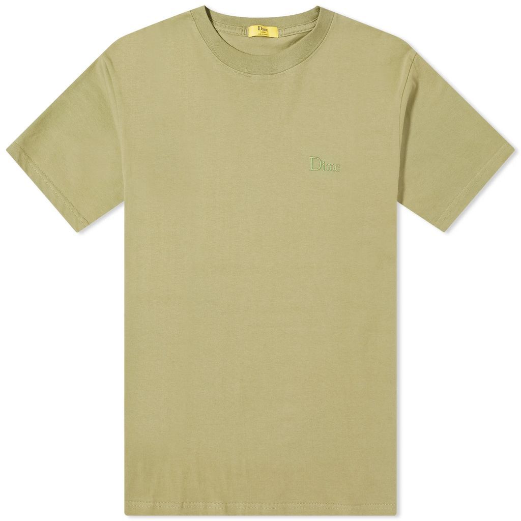 Men's Classic Small Logo T-Shirt Army Green