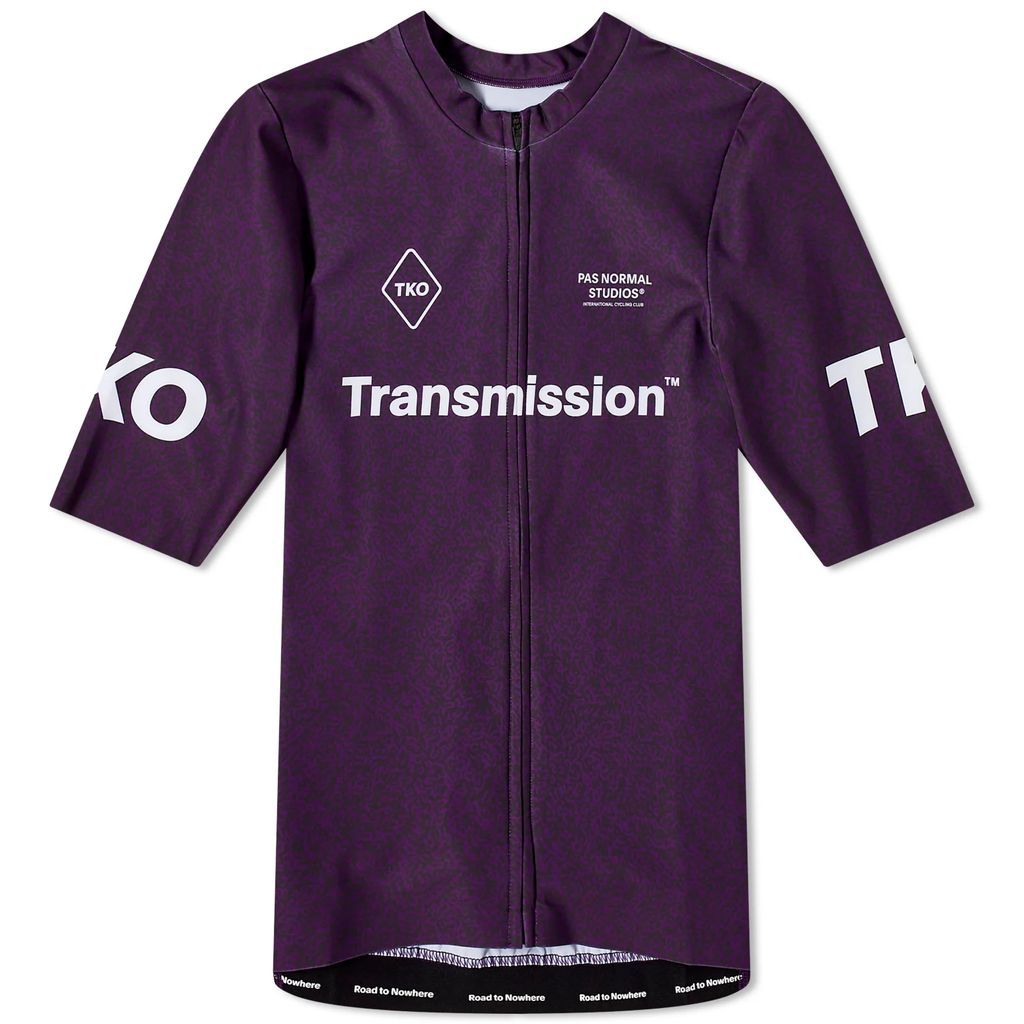 Men's T.K.O Short Sleeve Jersey Dark Purple Transmission