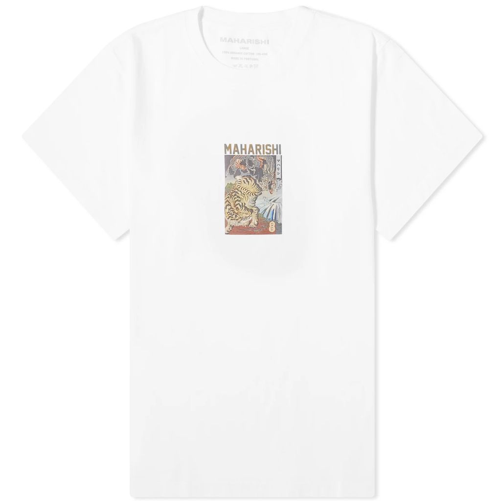 Men's Tigers v Dragons T-Shirt White
