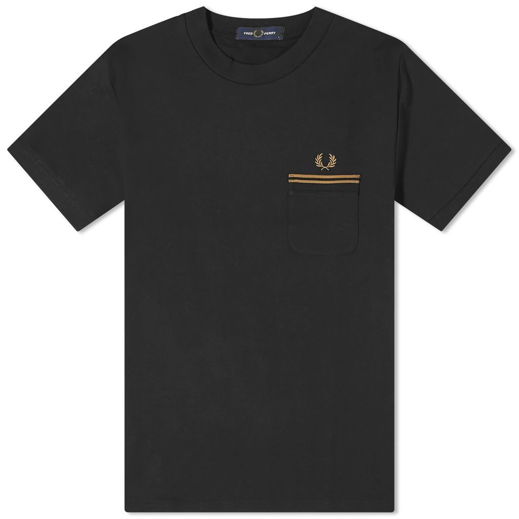 Men's Loopback Jersey Pocket T-Shirt Black