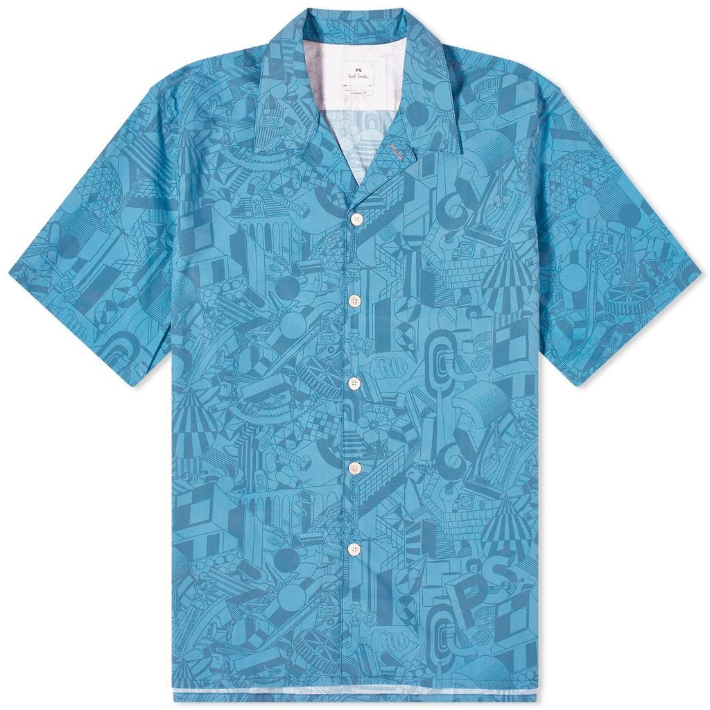 Men's Jack's World Vacation Shirt Blue
