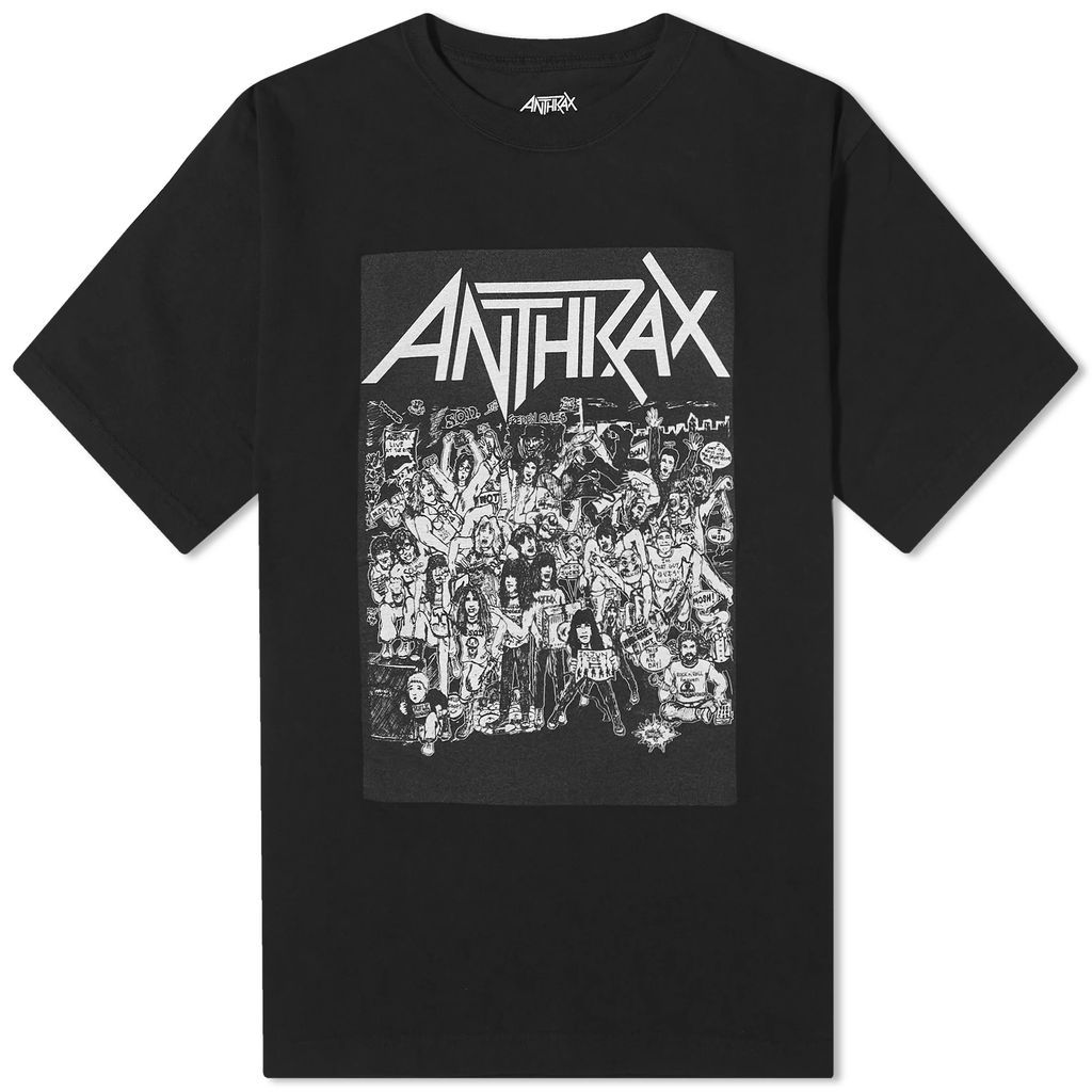 Men's Anthrax No Frills T-Shirt Black