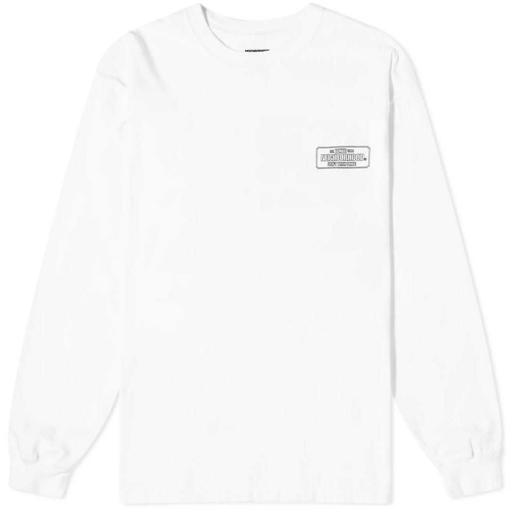 Men's Long Sleeve LS-1 T-Shirt White