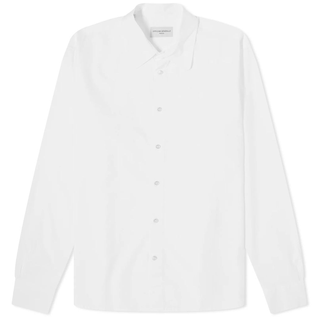 Men's Dustin Poplin Shirt White