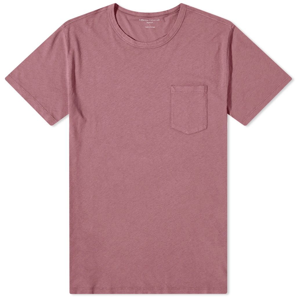 Men's Pocket T-Shirt Plum Wine