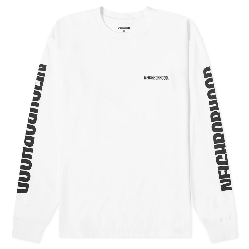 Men's Long Sleeve LS-11 T-Shirt White