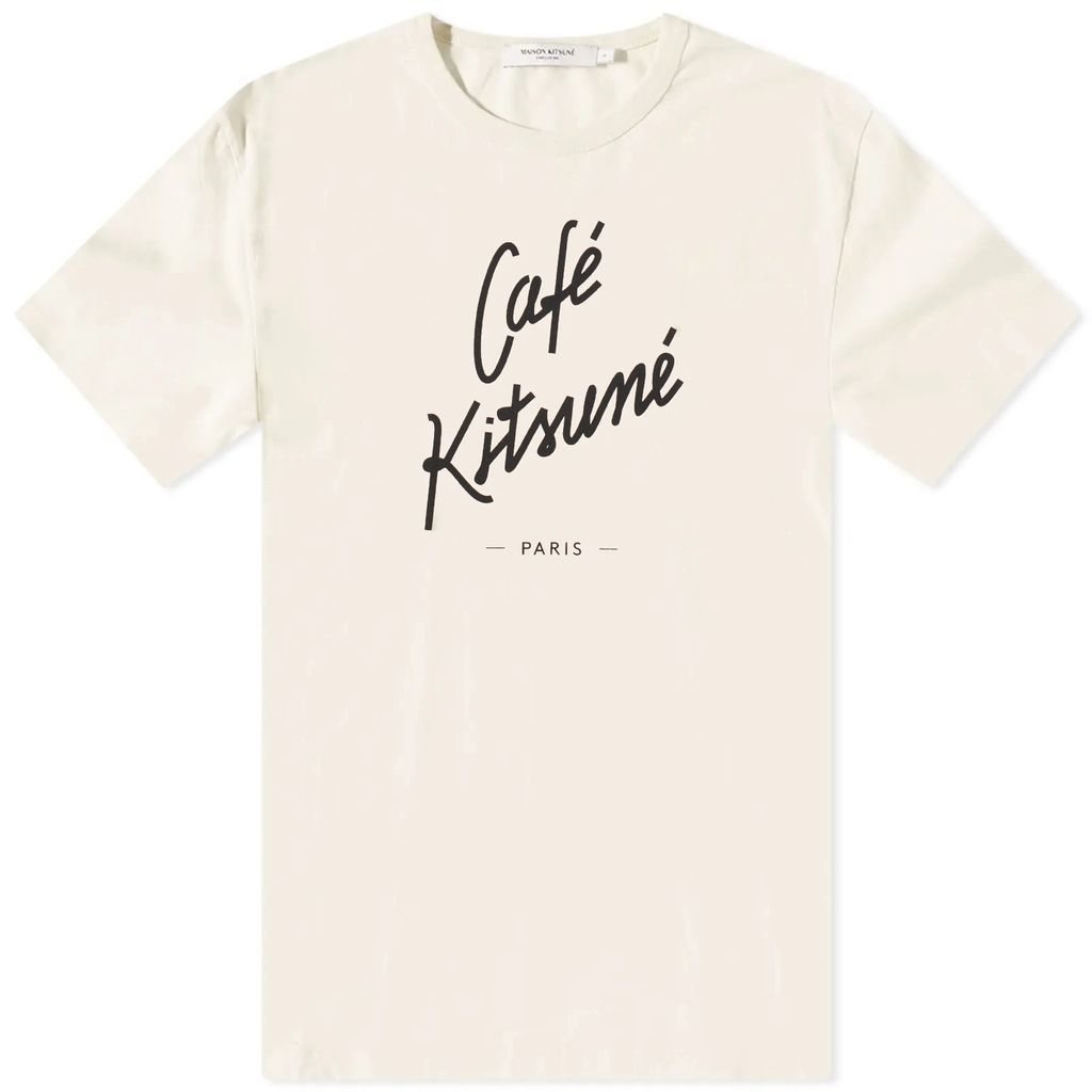 Maison Kitsune Cafe Kitsune Classic T-Shirt Latte